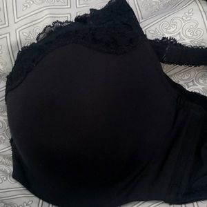 LeMystere Black Gorgeous Padded Bra Size 36D
